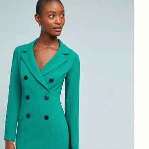 Anthropologie Double-Breasted Blazer Dress